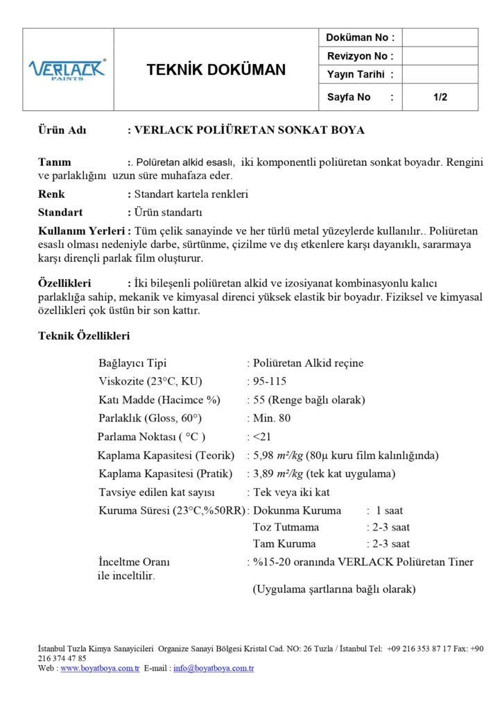 TDS-VERLACK Poliüretan Sonkat Boya_page-0001